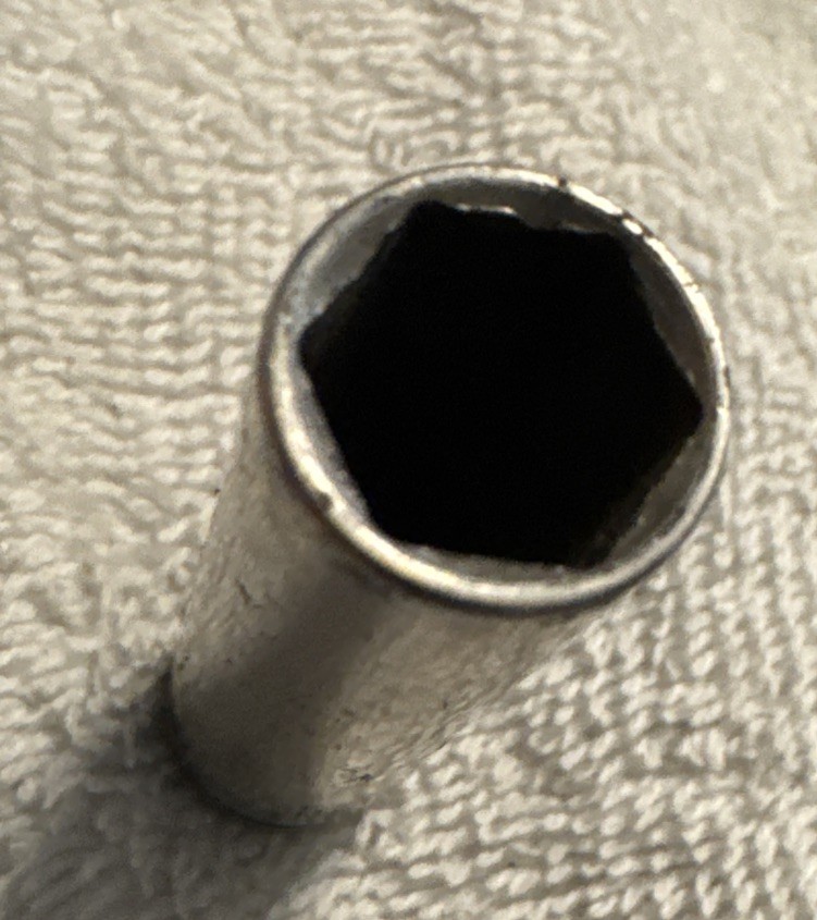 10 mm,Pittsburgh Pro CR-V 10MM Metric 1/4” Dr. Deep 6 Pt Socket ,tool VTG