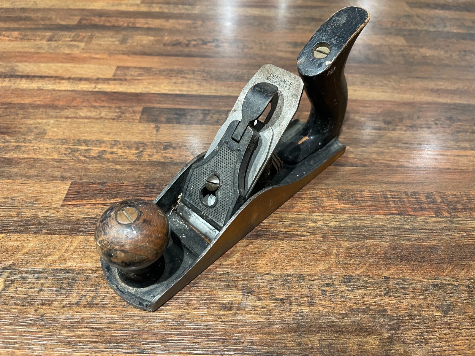 VINTAGE STANLEY 9 1/2″ DEFIANCE 2″ WIDE HAND PLANE NORMAL WEAR ShipsFree!! 1010