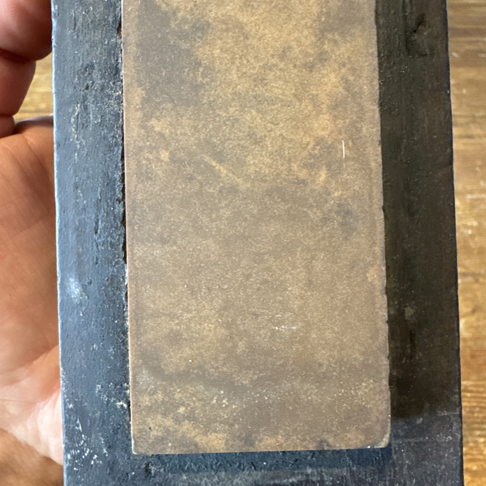 Vintage Natural boxed Hindostan Oilstone / Sharpening Stone