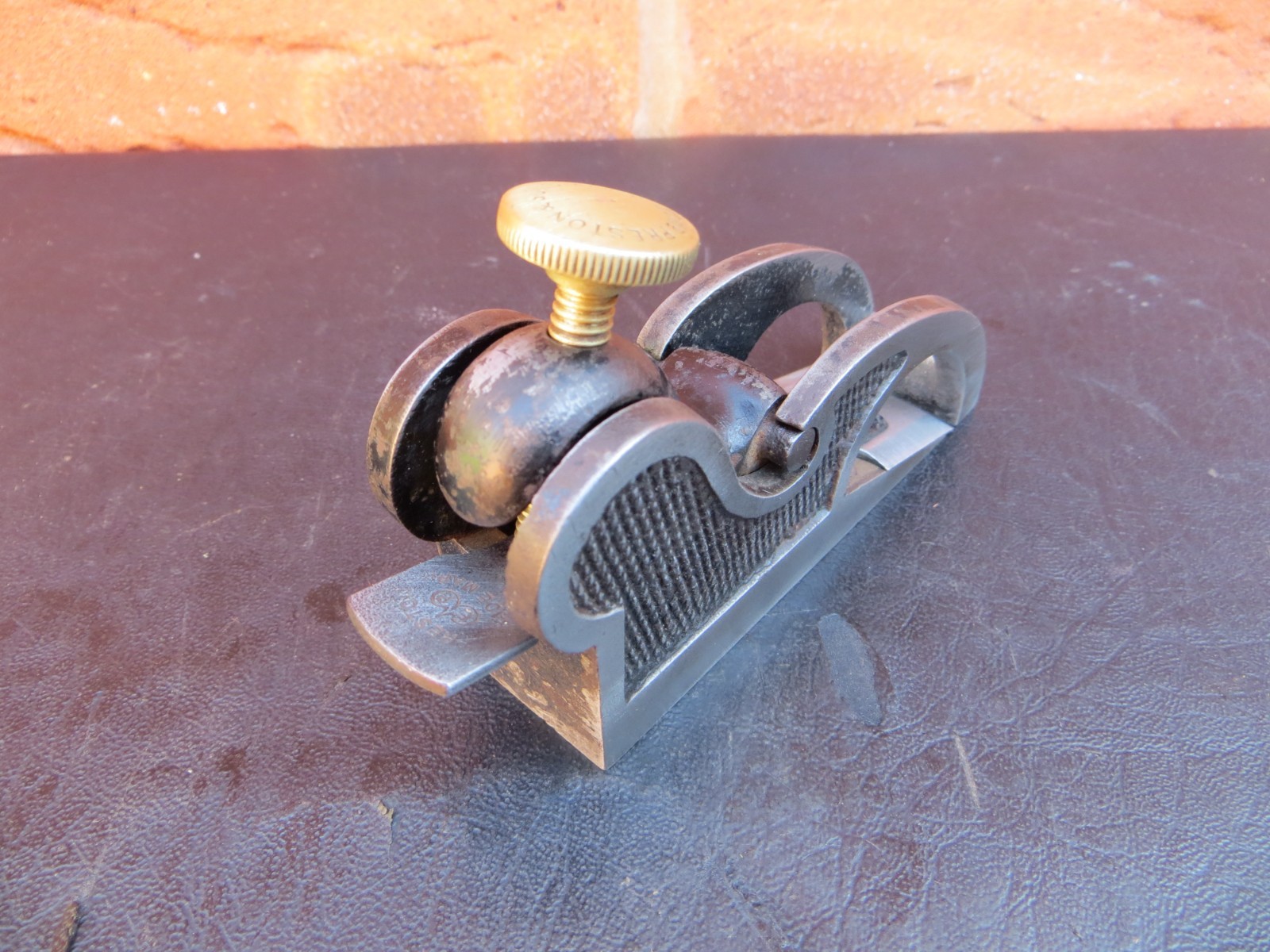 Vintage Edward Preston No. 1347 Iron Bullnose Rabbet Plane