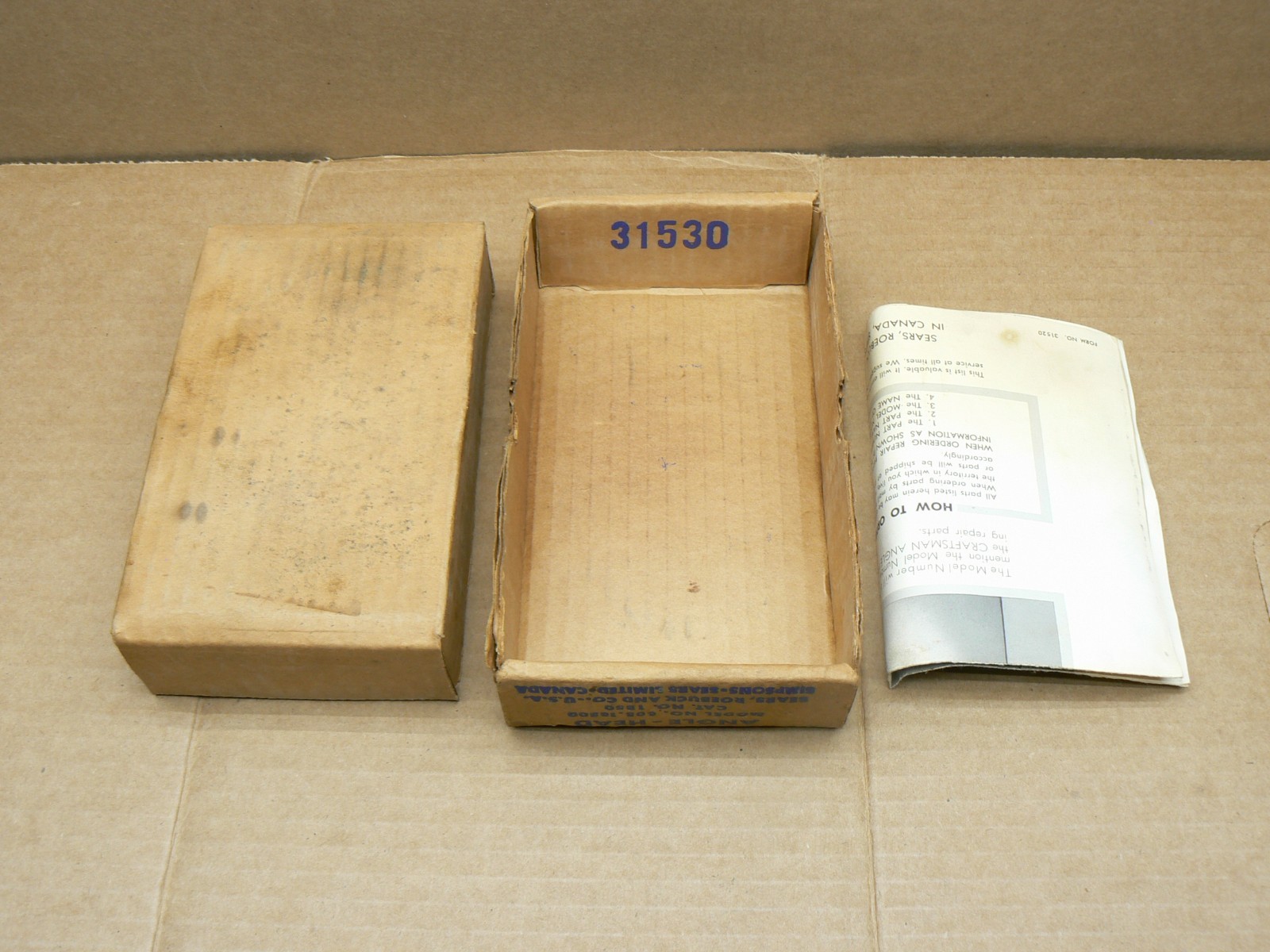 Craftsman Angle Head Drill Attachment, 605.18500 with box