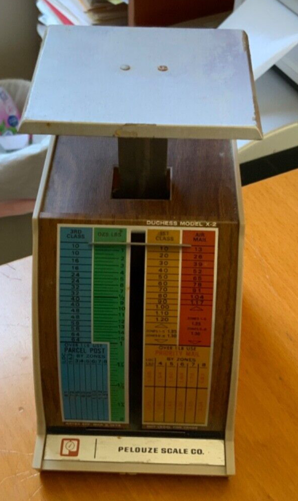 Vintage Pelouze Scale Co Dutchess Model X-2 Weighs Up To 16 Ounces Letter Scale