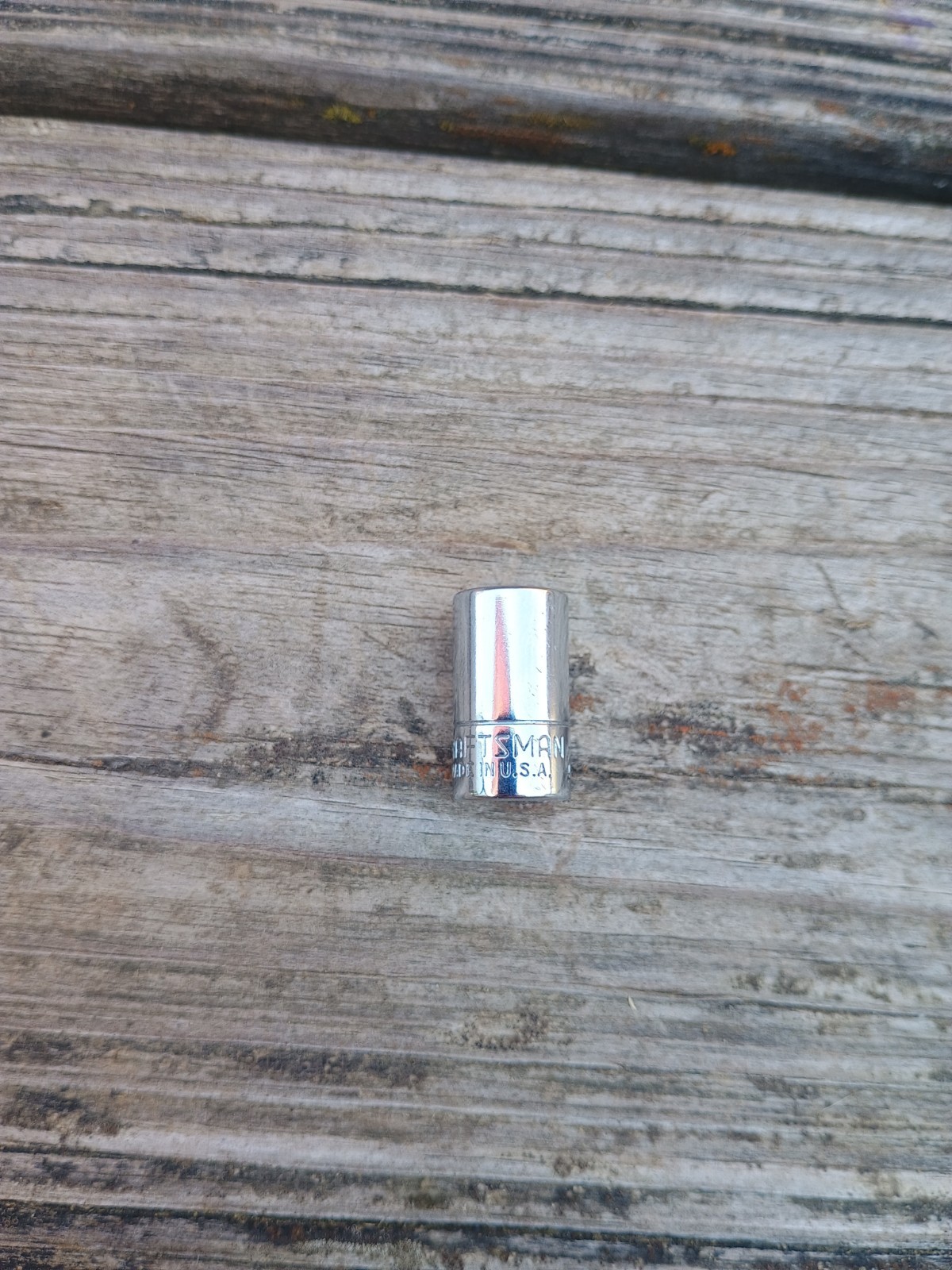 Vintage Craftsman 11/32″ 6 Point Shallow Socket 1/4″ Drive V 43496 USA
