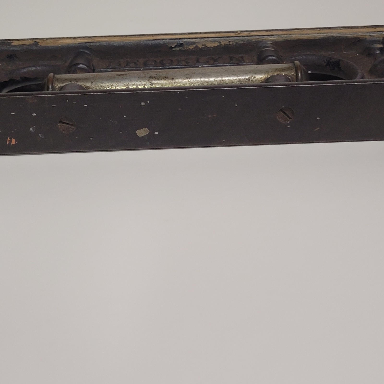 Antique DAVIS PATENT N.W. ROBINSON CO BROOKLYN NEW YORK CAST IRON 18″ LEVEL