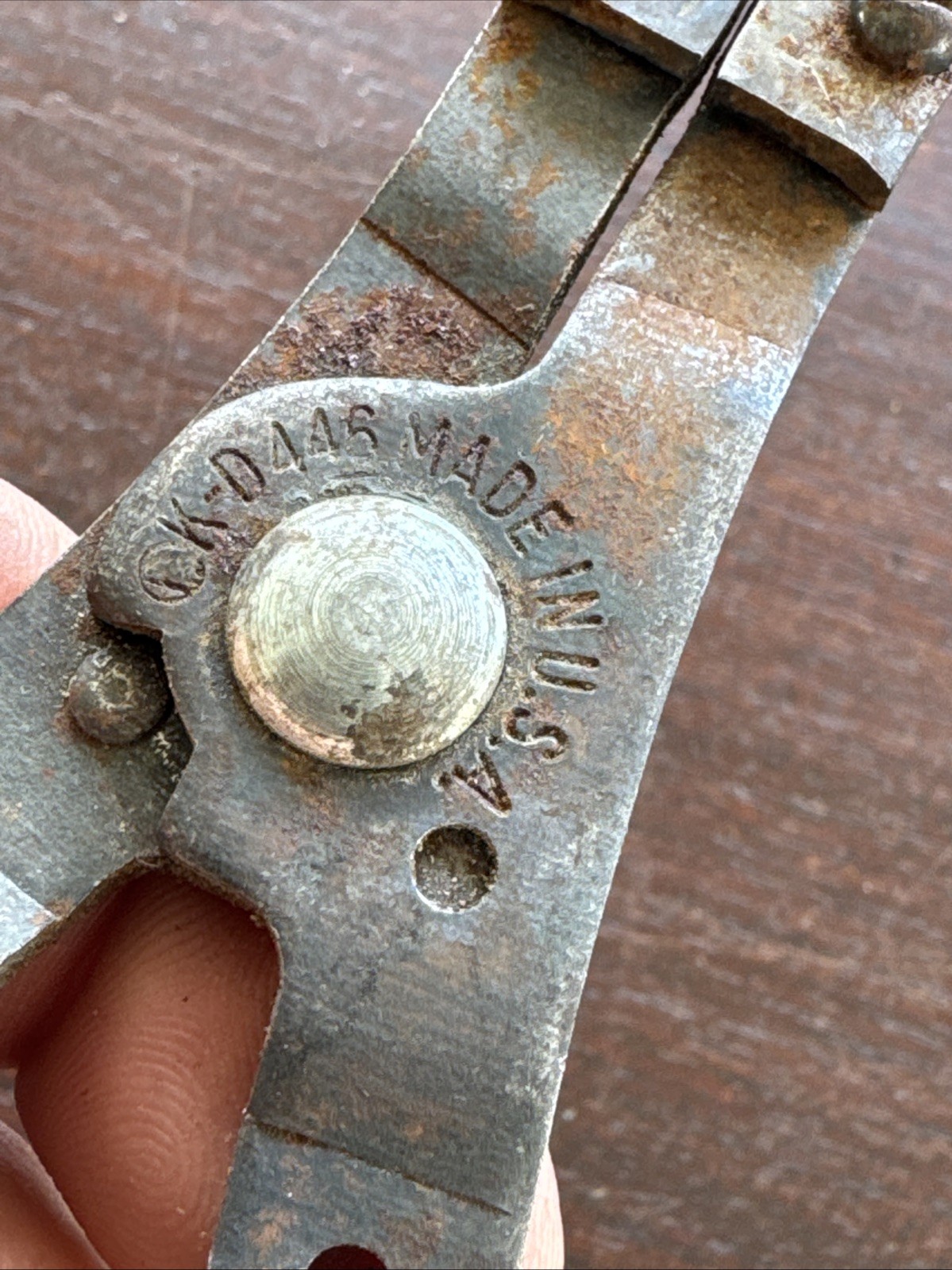 Vintage K-D MFG. SNAP RING PLIERS NO. 446, Patent 3040420 Made In USA