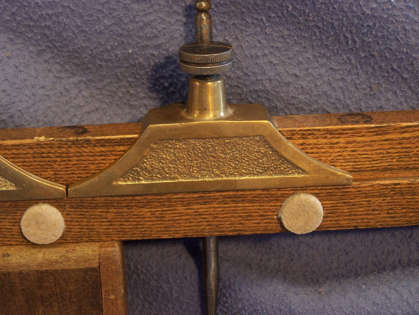 pair of MASSIVE 5 inch wide Decorative Brass Trammel Points