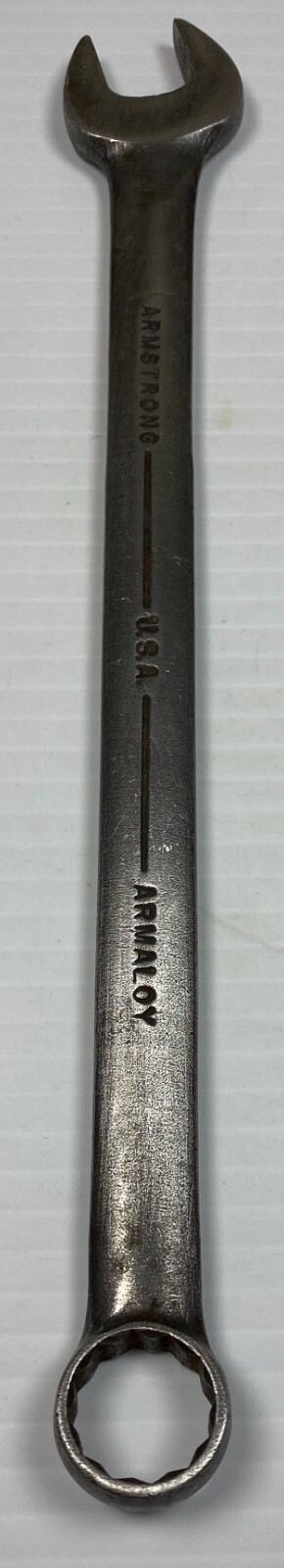 Vintage Armstrong Tools 30-220 -5/8″ Combination Wrench 12 Point ARMALOY USA