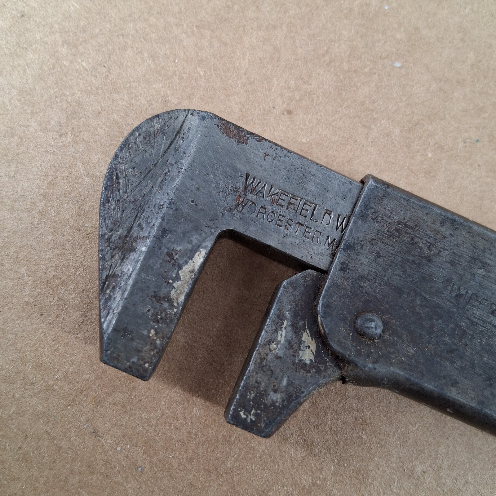 Vtg Wakefield Wrench Rare Pocket Size Worcester Mass -SEE PHOTOS -3U