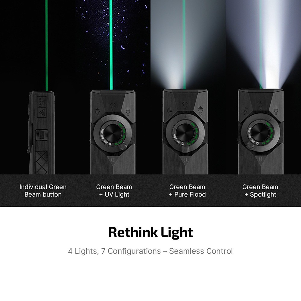 Olight ArkPro Ultra Multi colors , 1700 Lum, 205M, 7 Configurations
