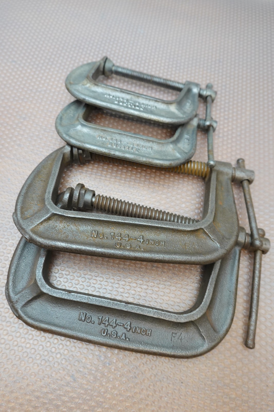 4 BRINK & COTTON . No. 143, 144 C-Clamp,BPT CONN USA