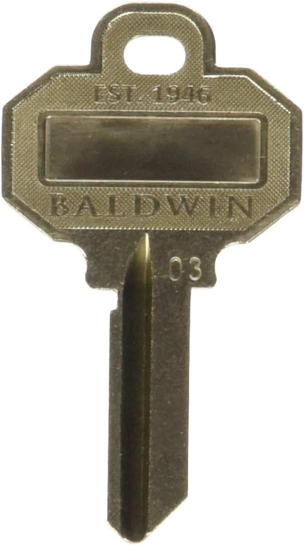 1 Brand New BALDWIN (C) 5 PIN KEY BLANK House Key Blank