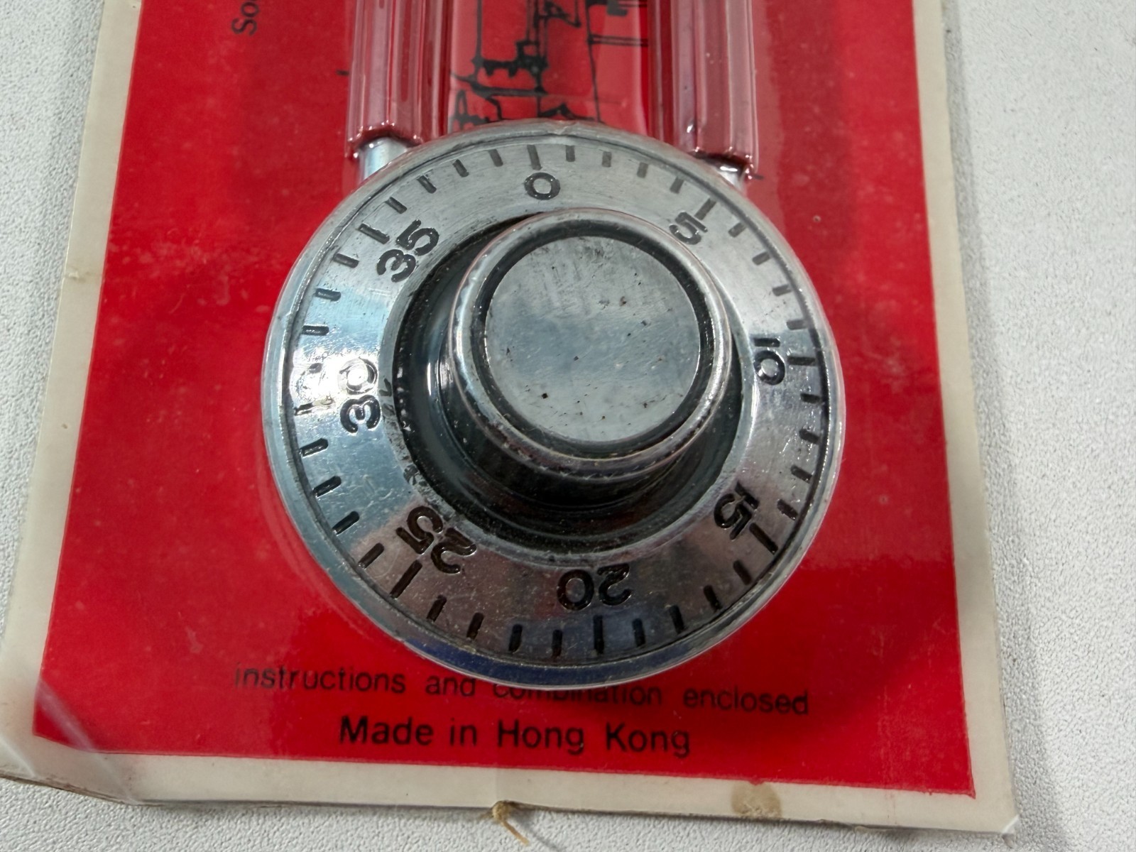 Vintage Sears Bike Shop Large Long Combination Lock 48721 NEW NOS