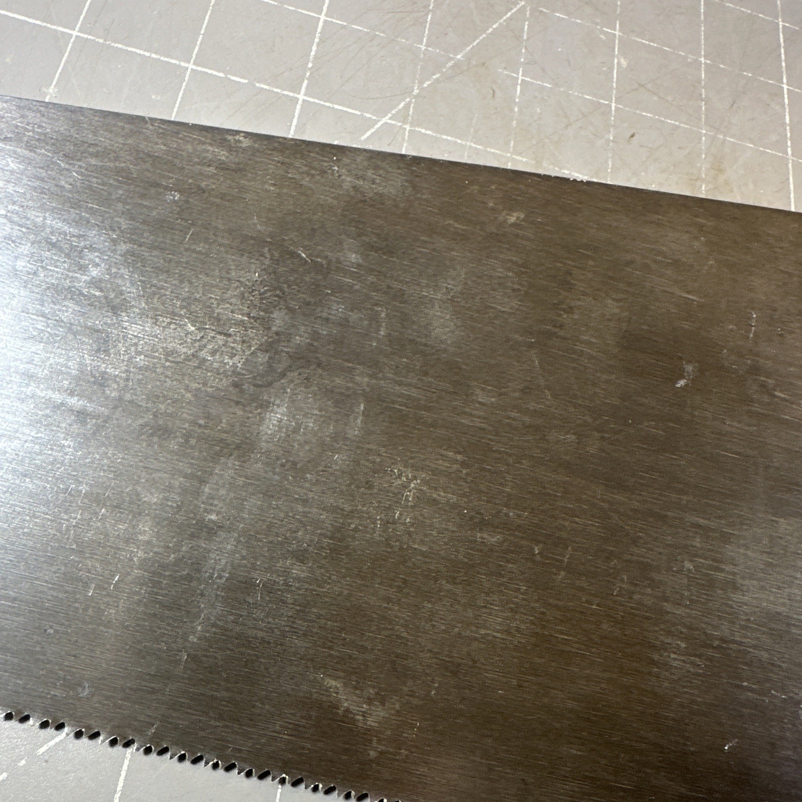 Atkins 10 TPI Hand Saw Silver Steel 26″ Woodworking Tool Vintage USA