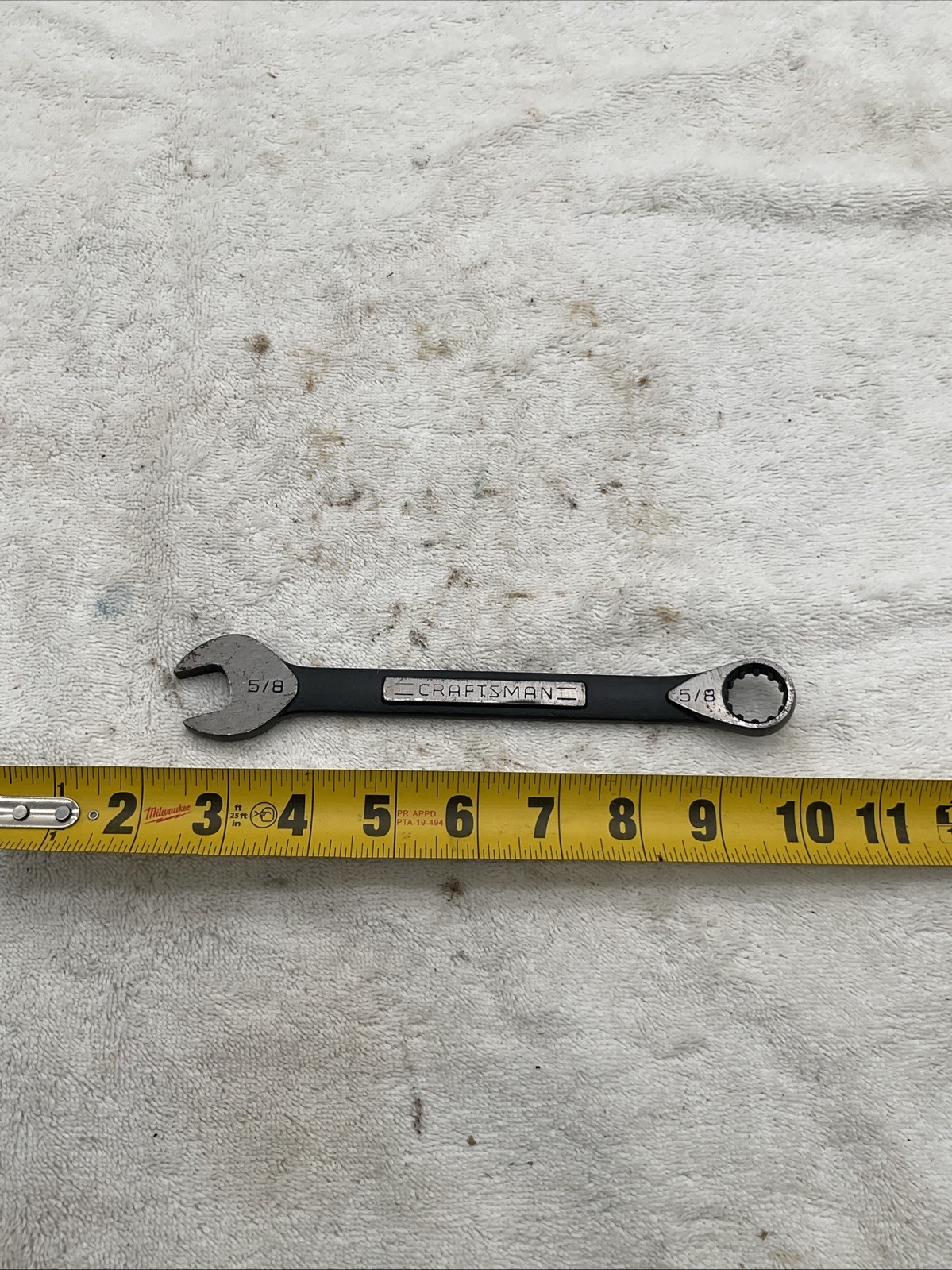 Vintage Craftsman 5/8 Combination Wrench Pat. 12954 D-AB Made In USA!!S1