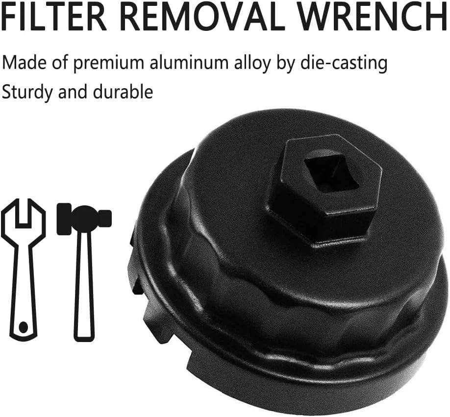 Heavy Duty Oil Filter Wrench for Toyota,Lexus,RAV4,Camry,Tundra,Highlander,Sienn