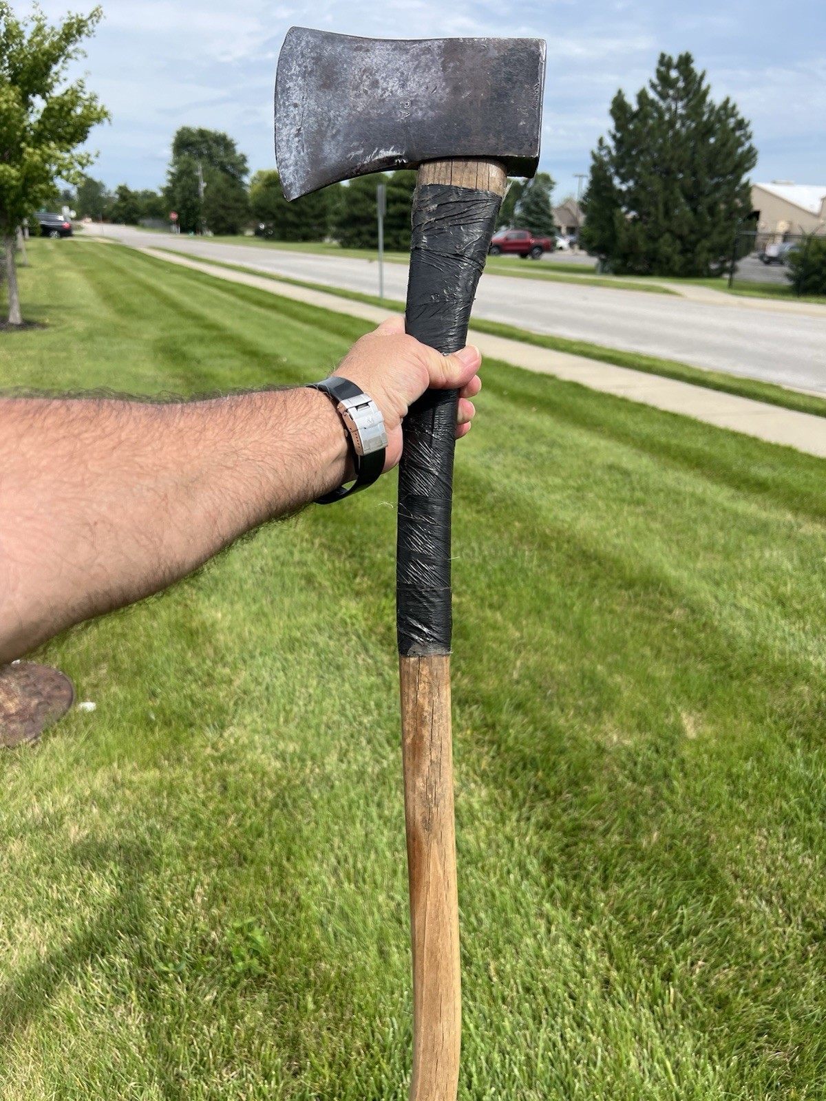 🔥 Rare Vintage WPA Depression Era Warren A&T Co Axe Roosevelt