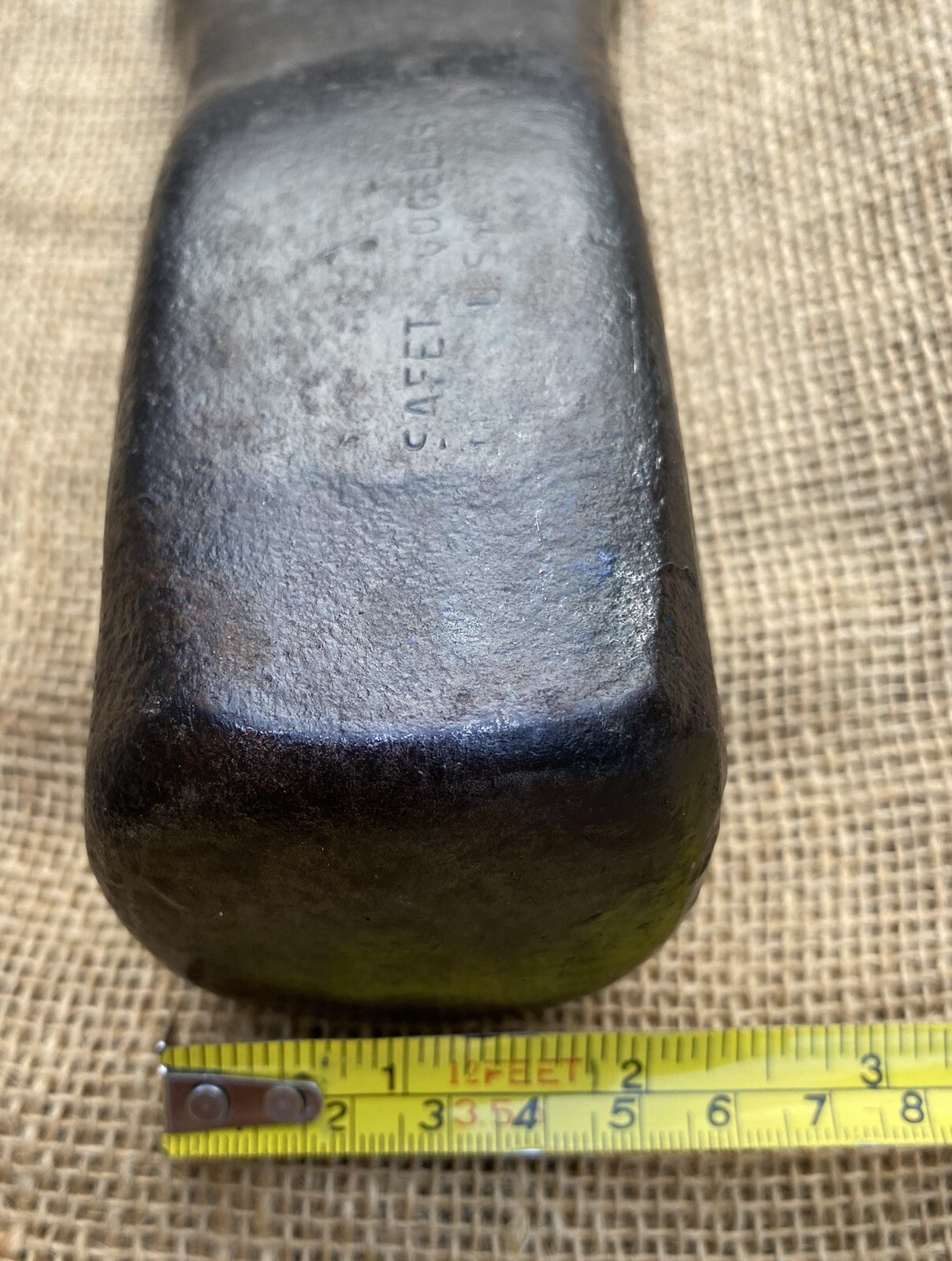 VINTAGE WEAR SAFETY AXE HEAD SAFETY GOGGLES MADE IN USA 8 LB. # BD
