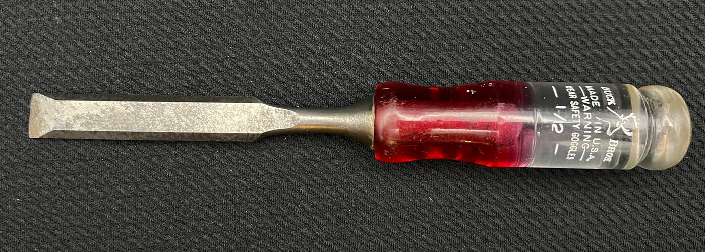 Buck Bros 1/2” Chisel – USA – Acetate Handle