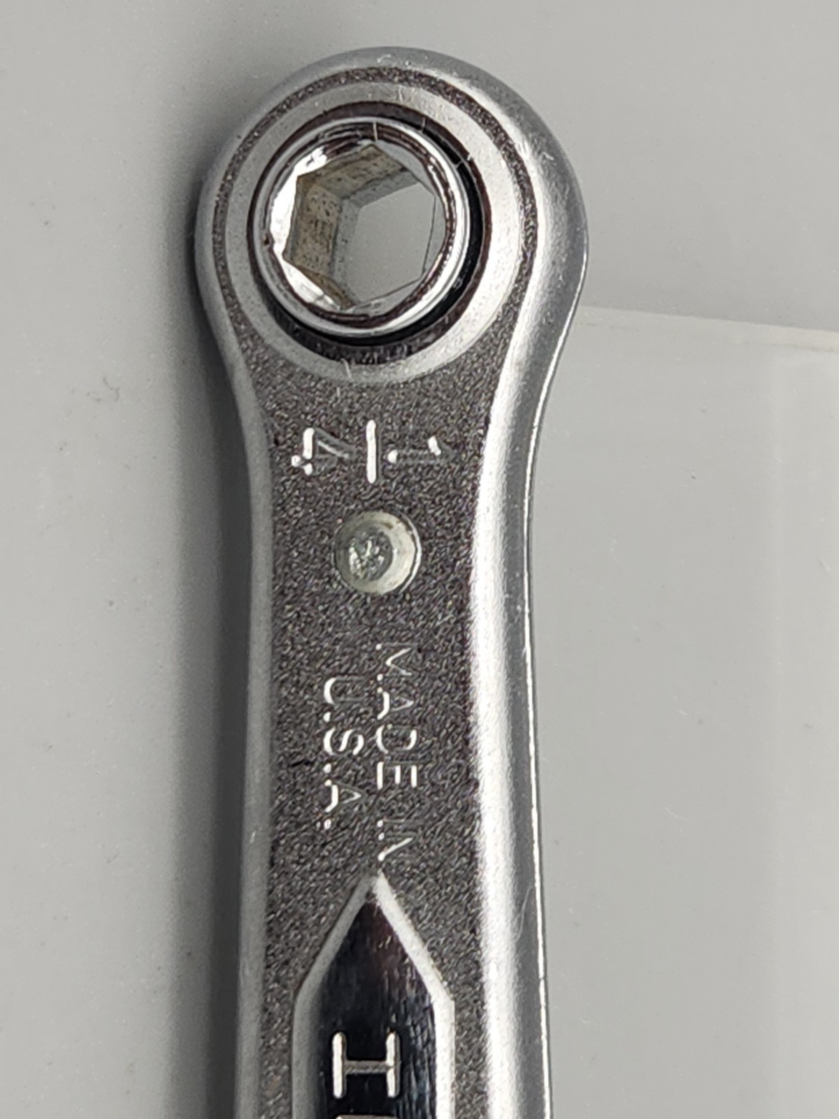 Indestro Select Box End Ratchet Wrench No. 0701 Ratcheting 1/4 & 5/16 🇺🇸
