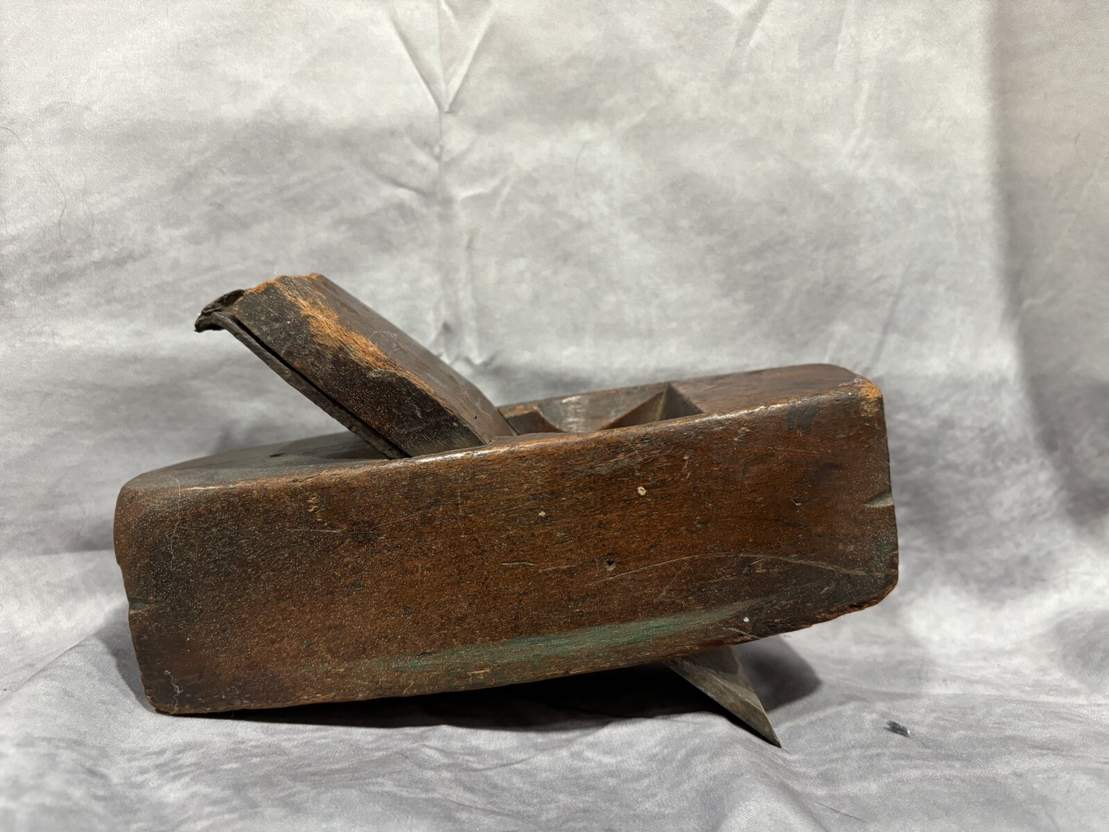 Collectible Vintage Tool Wood Coffin Smoothing Block Plane made by Baldwin