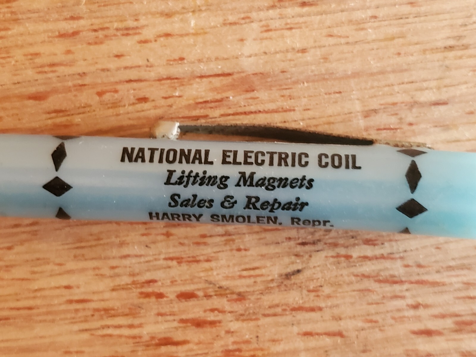 Vintage NATIONAL ELECTRIC COIL Advertising 1/8 Screwdriver Pocket Clip Readytool
