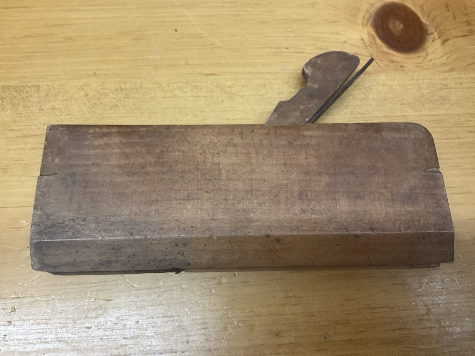 Antique Wooden Molding Plane – Round/Convex – Unidentified Maker