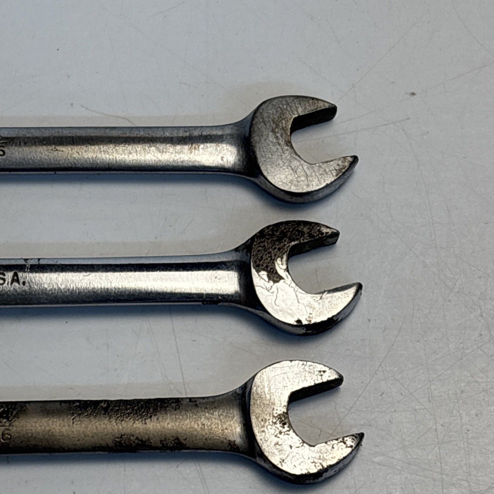 Blue Point OEX 100 5/16” Combination Wrench Lot USA Vintage