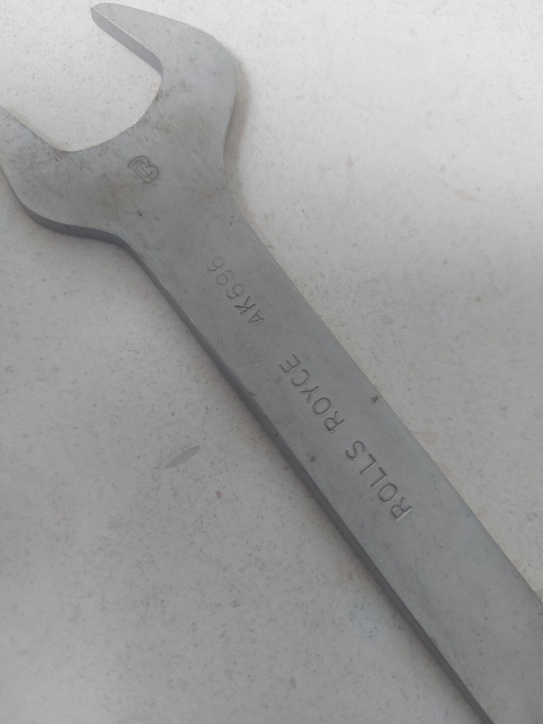 Vintage Rolls Royce aircraft spanner Wrench Aviation Tools AK696