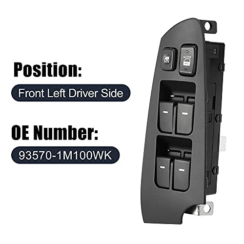 Master Driver Side Power Window Switch No.93570-1M100WK for Kia Forte 2010