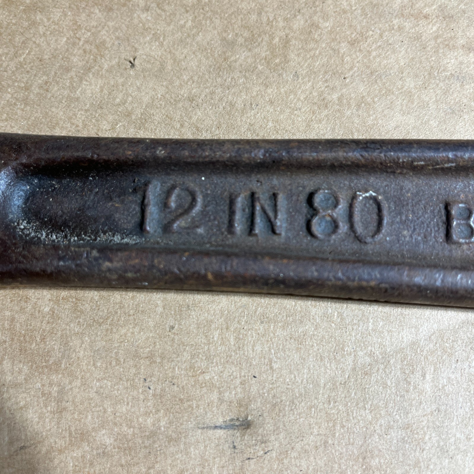 Bemis & Call (B&C) No. 80 Adjustable Wrench Vintage Rare 12” Springfield MA USA