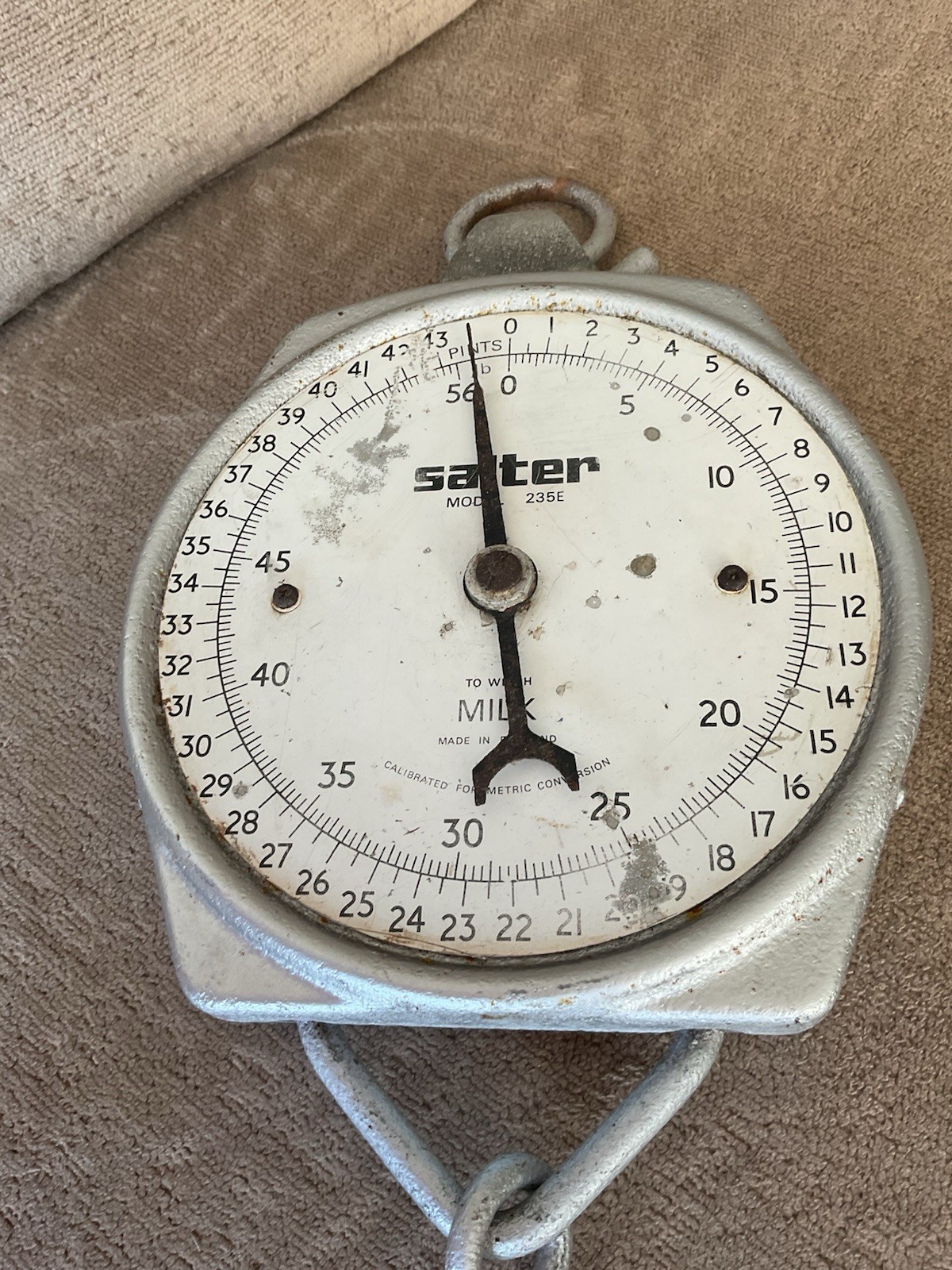Vintage Salter Milk Hanging Scales 235E