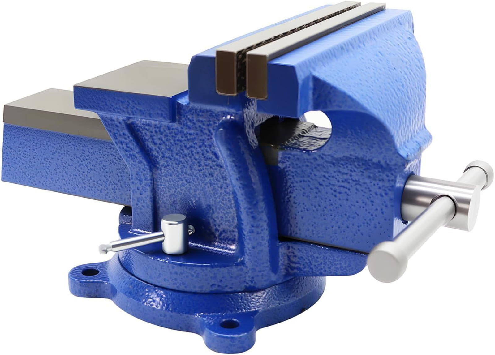 6″ Heavy Duty Bench Vise Cast Iron Vise with 360° Flexible Swivel Locking Base