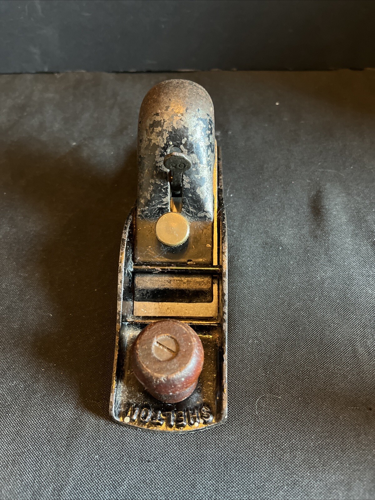 GREAT SHAPE VTG Shelton Block Plane-Rare 1932 Era-US Pat No.191-4609 Inv#MH17