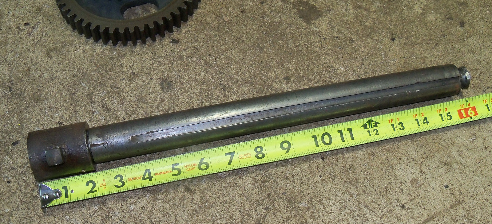Vintage 94 Buffalo Forge Co. Post Column Beam Drill Press Quill Chuck Shaft