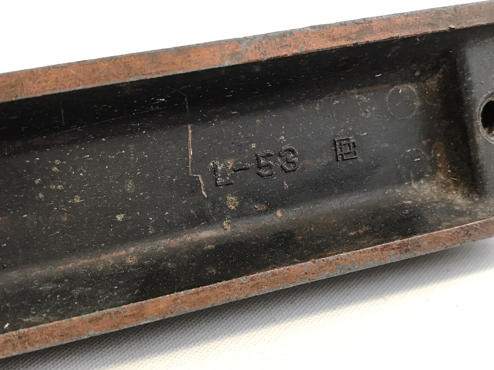 Antique Cleveland Twist Drill Co Cast Iron Drill-bit Stand, Lettered Index A-Z
