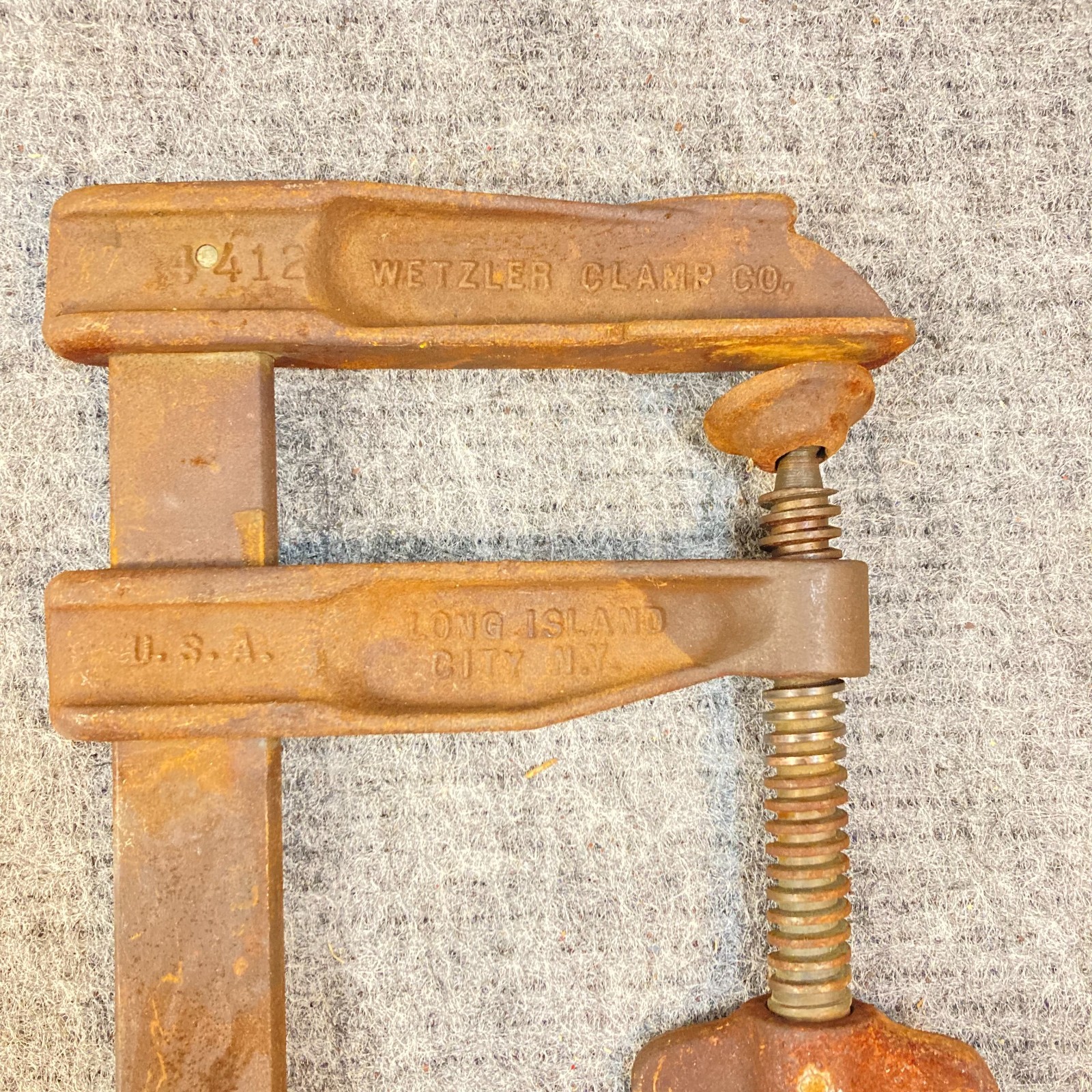 Wetzler 12″ Slide Bar Clamp Wood Clamps #4412 USA