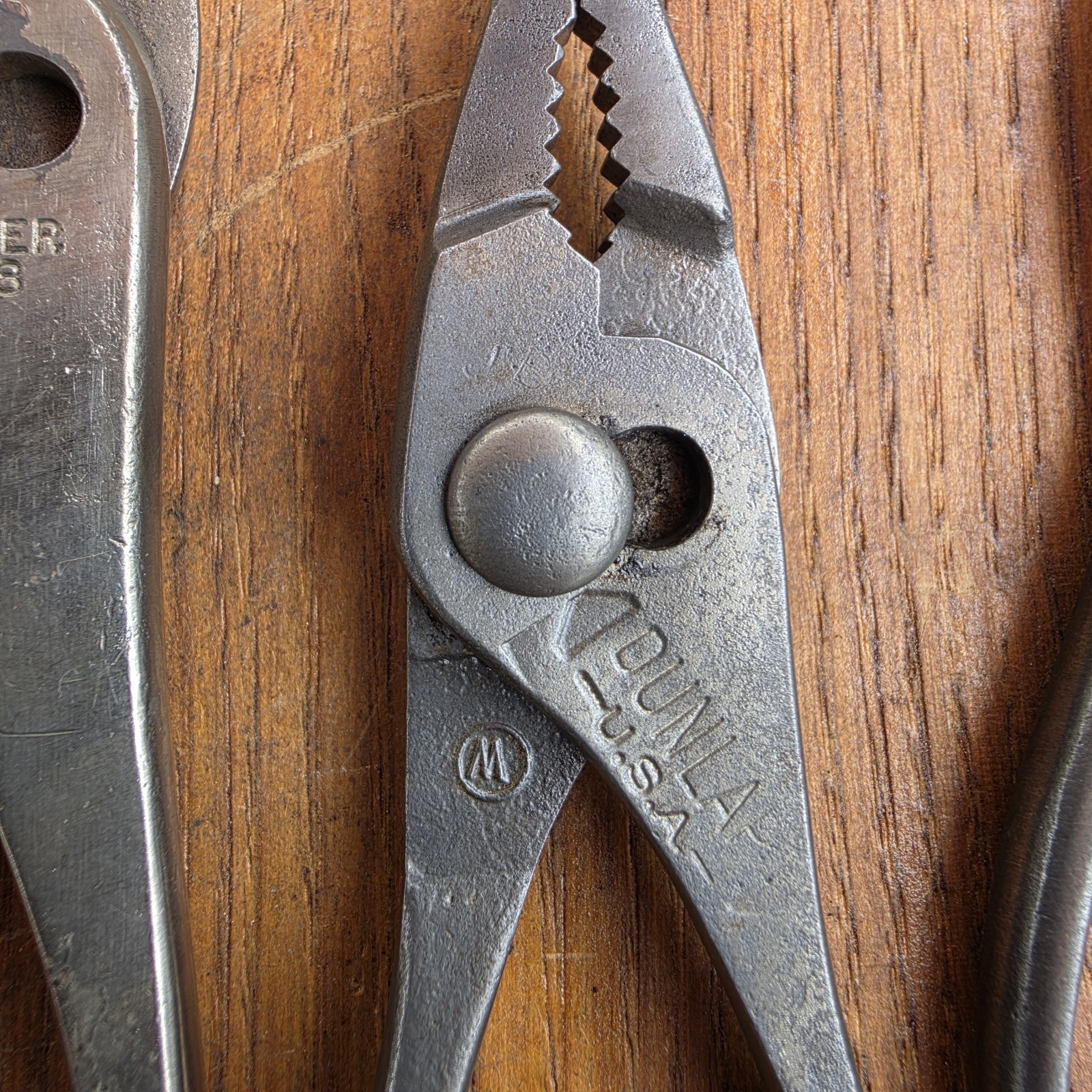 Vintage Pliers Lot Plumb Fuller Kraeuter Dunlap Crestoloy Great Condition