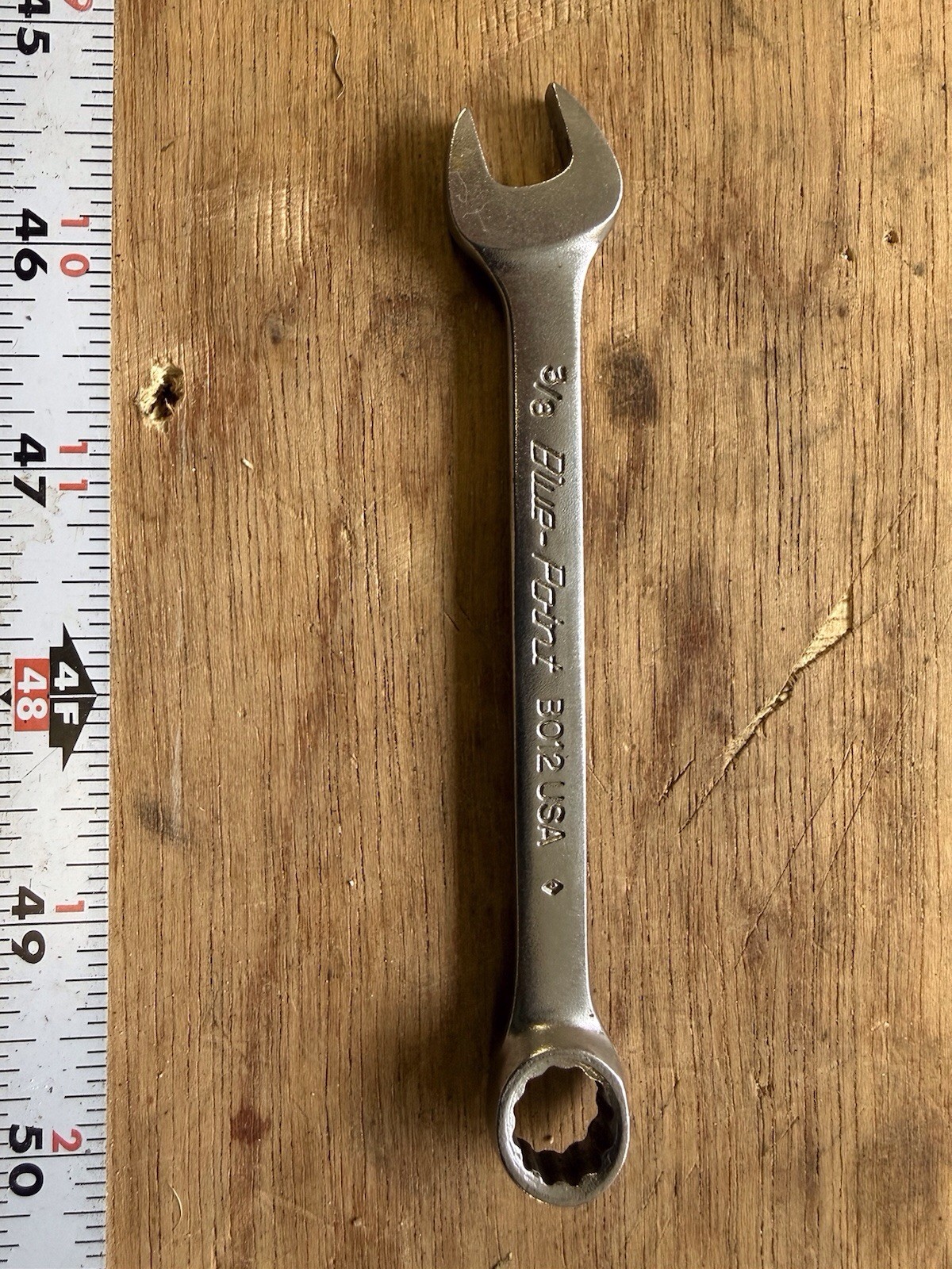 Vintage Blue Point USA #3012 3/8 Combination Wrench Excellent!