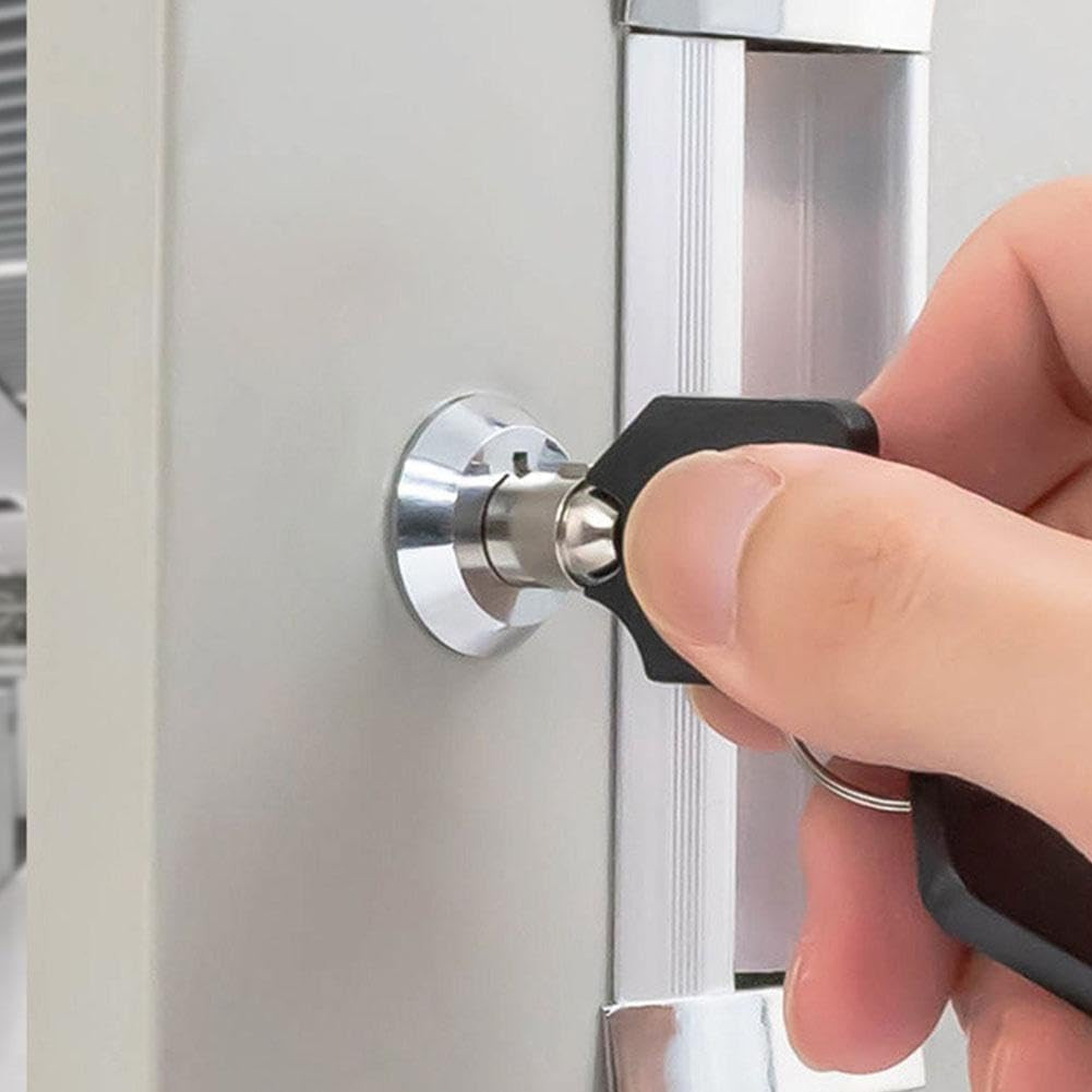 1 Set Toolbox Lock with Keys, Tubular Lock and Key Set, Tool Box Replacement