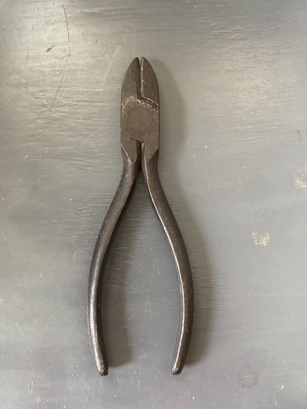 Vintage Utica 41-5? Diagonal Cutting Pliers Wire Cutters NY USA