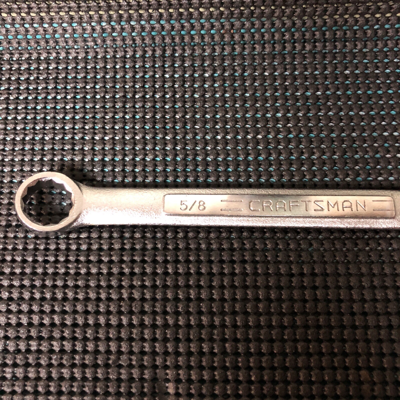 Vintage CRAFTSMAN -VV- 44697 COMBINATION WRENCH 5/8 inch 12 point USA TOOL