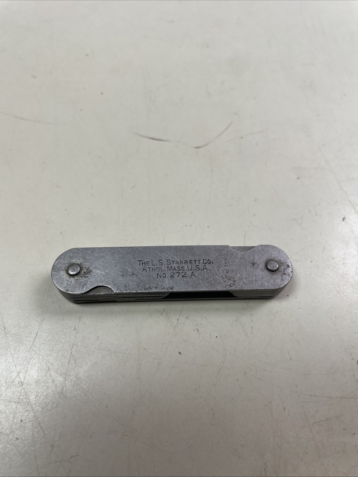 Starrett No. 272A Fillet or Radius Gage w/Box Machinist Tool USA