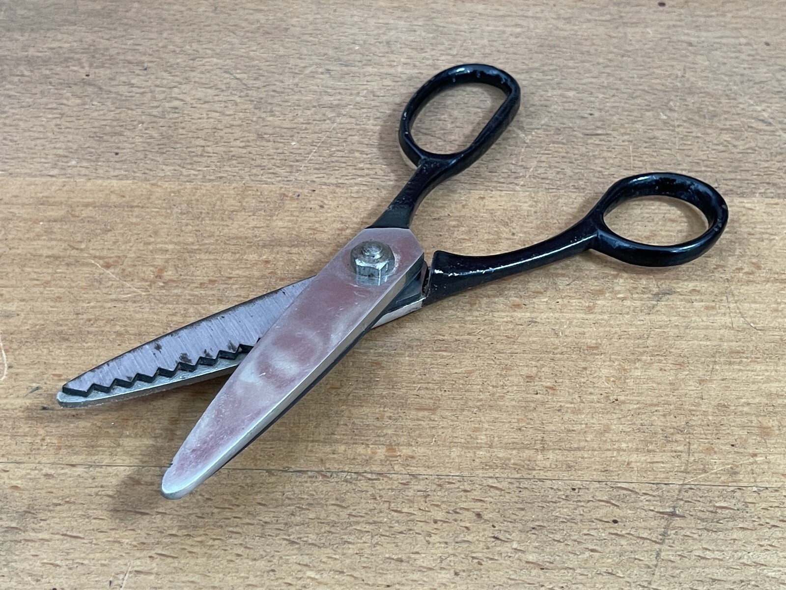 Vintage German-Made 180mm Pinking Shears Fabric Paper Scissors Tools