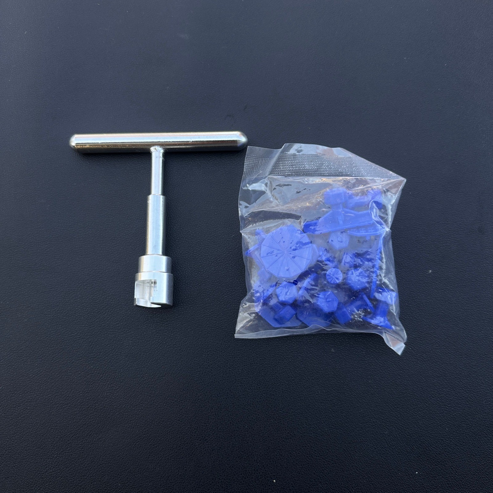 Set of 19 Dent Repair Puller Kit Universal T-Bar Slide Hammer Tool Car Paintle