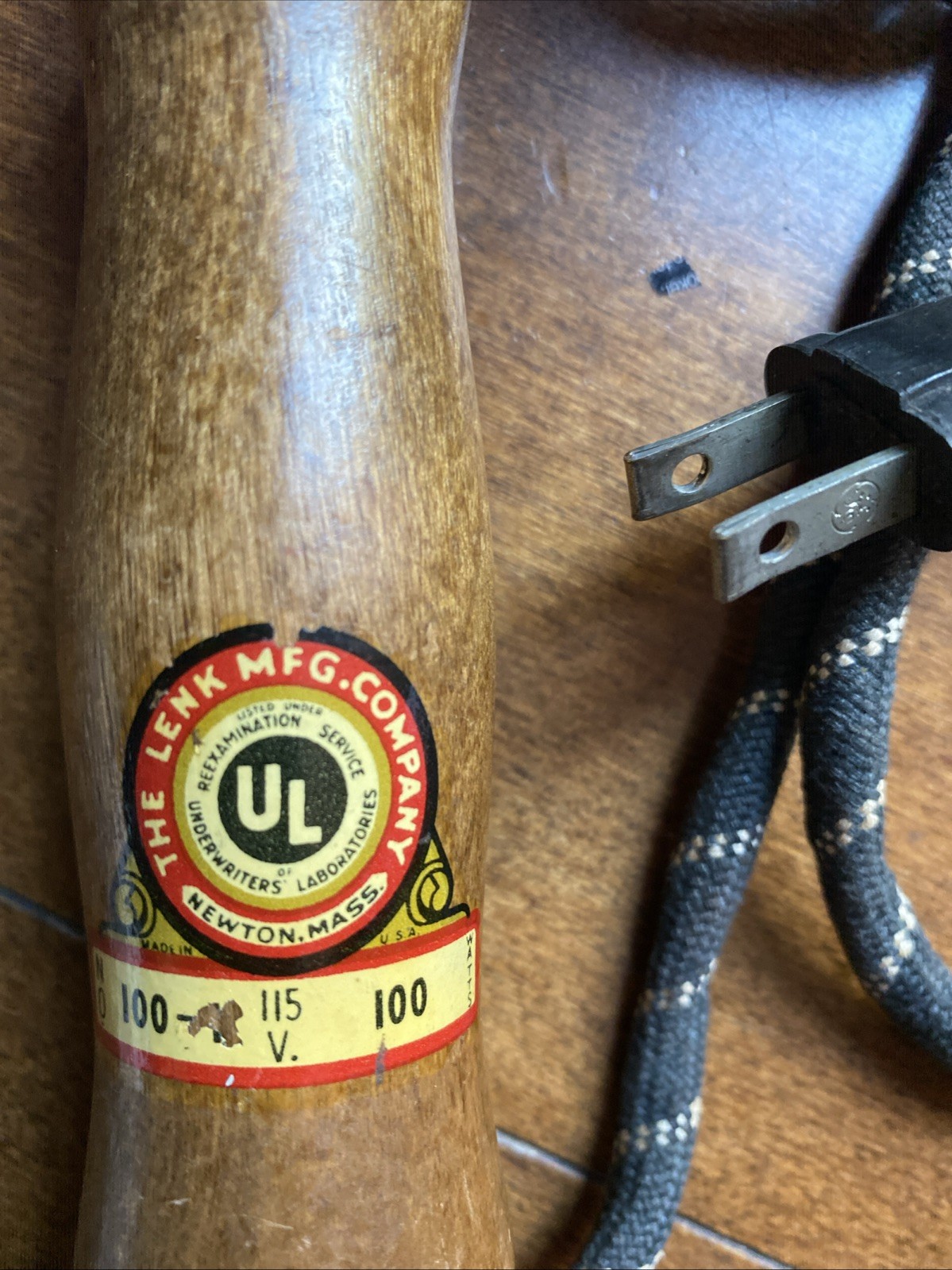 Vintage Lenk Electric Soldering Iron No. 100-1 100 Watt. 115 Volt Made In USA