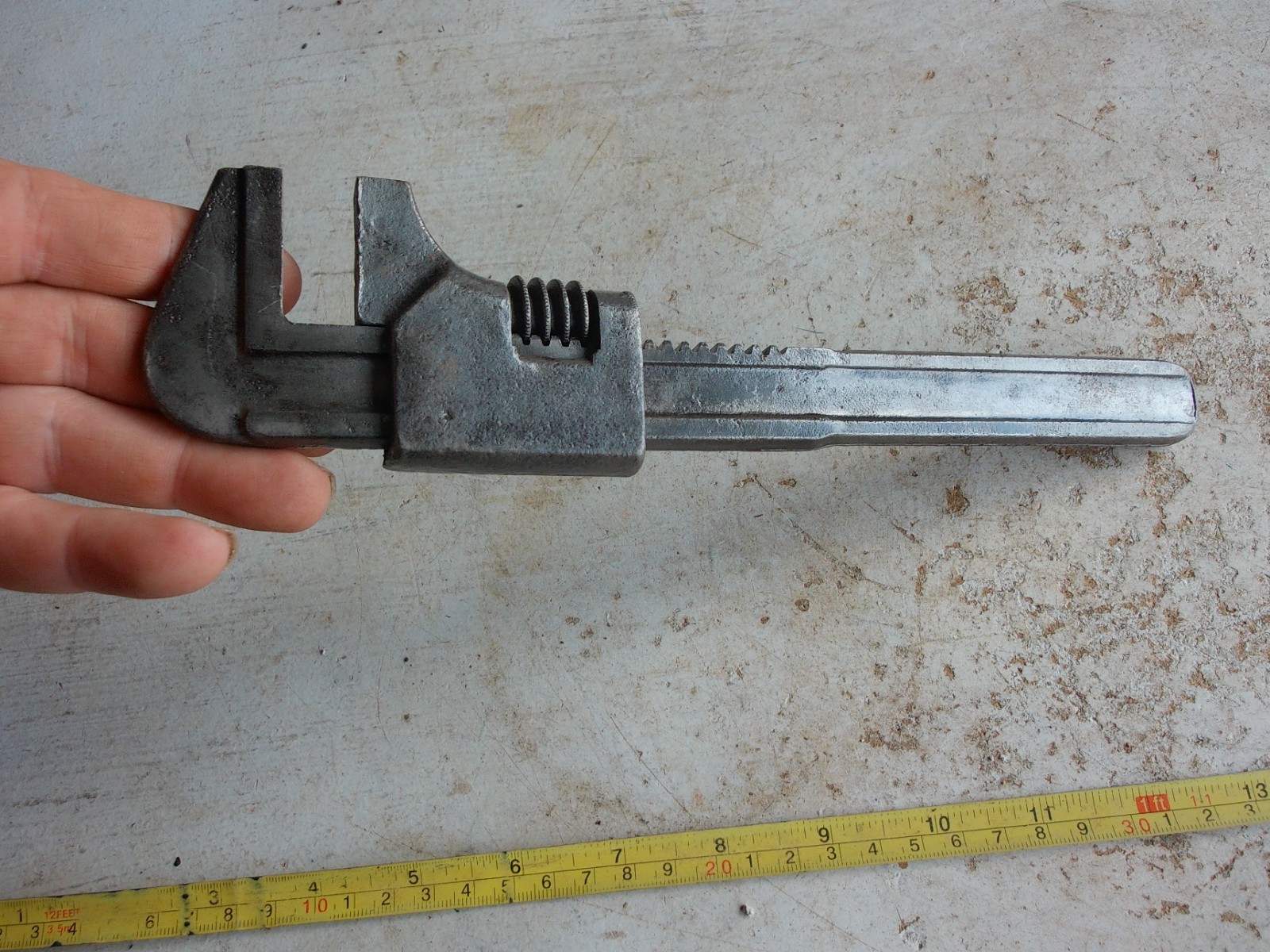 Vintage 10″ Adjustable Wrench B.H.M. Corp. Lot 26-22-T7