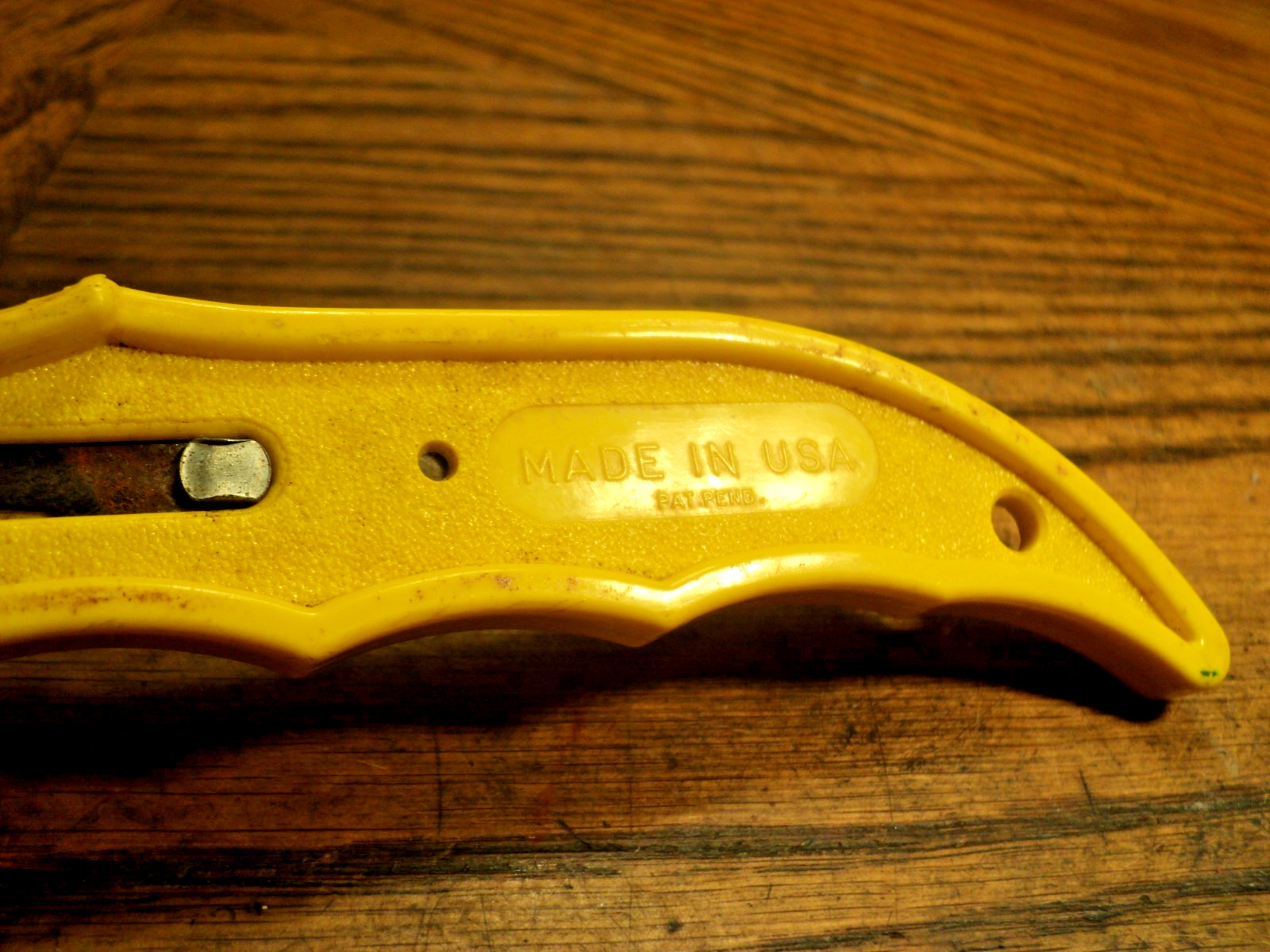 Vintage Craftics Rigid Plastic Sheet Cutting Tool 5-1/8″ long Chicago, Ill.