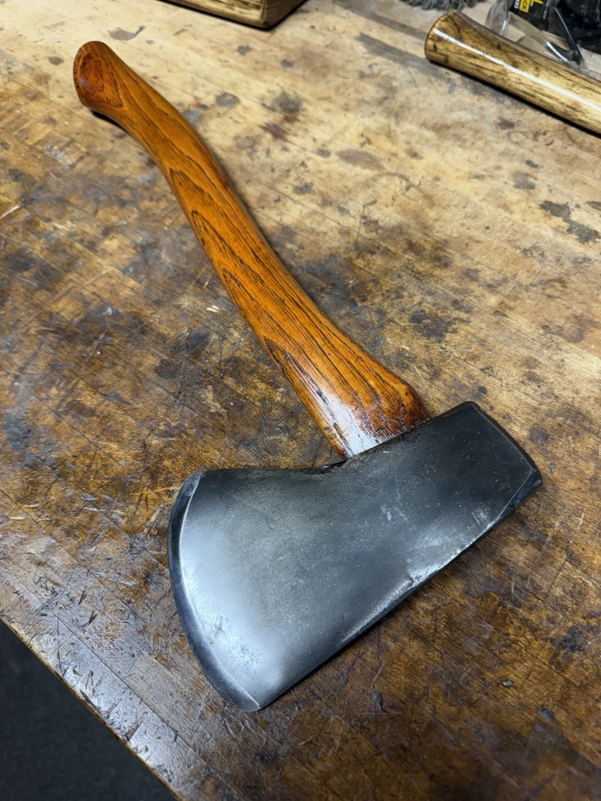 Restored Vintage Plumb National Pattern Hatchet with Original Handle,USA Made