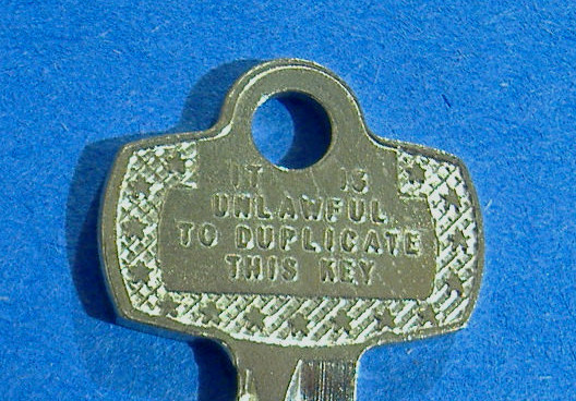 TWO NICKEL SILVER FITS BEST KEY BLANKS FOR “DD” KEYWAY