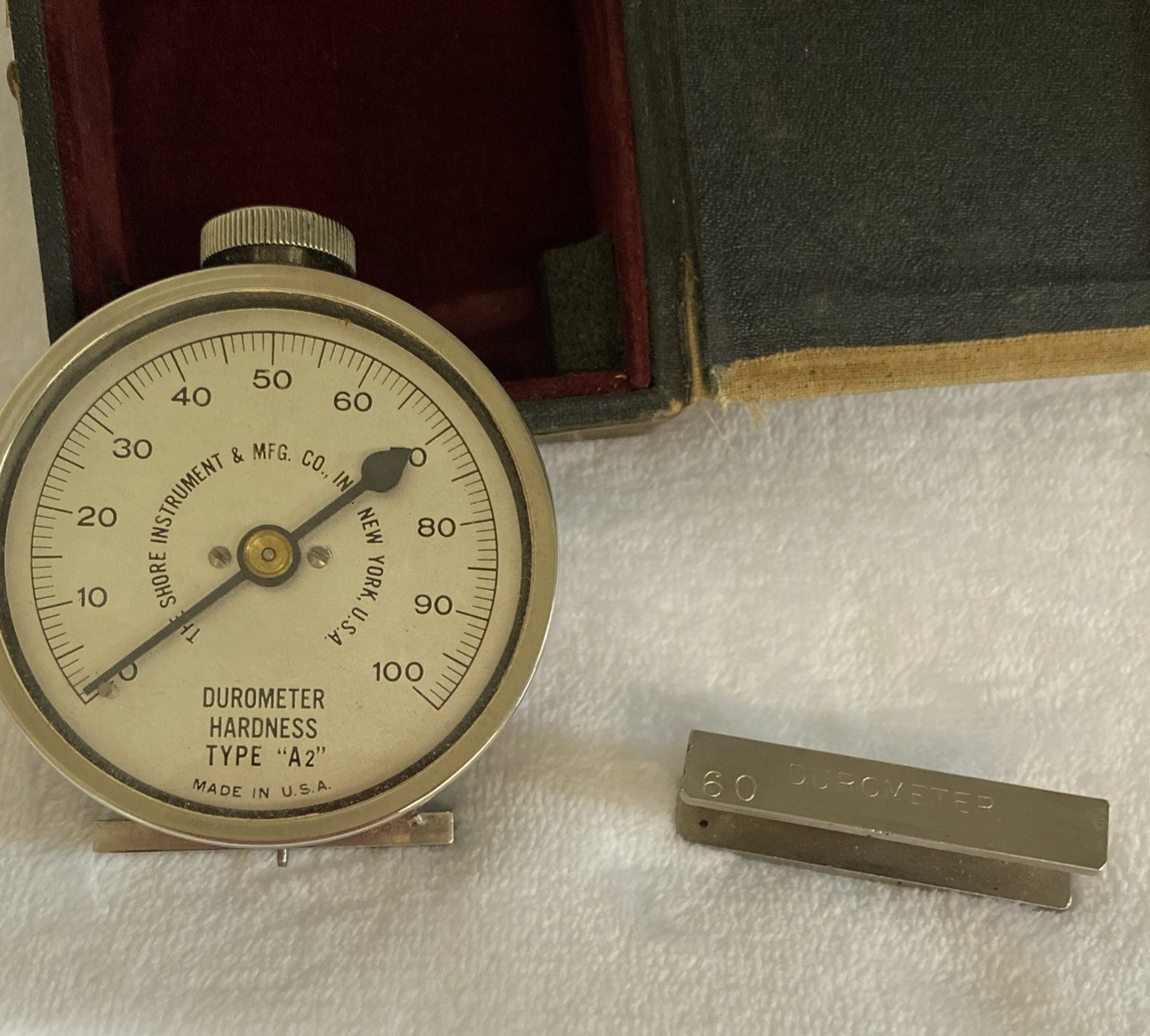 Shore Instruments Durometer Including Calibration Tool / Vintage / Antique